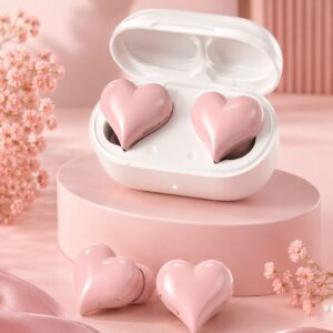 ⁦سماعات HeartBuds اللاسلكية بتصميم قلب مقاومة للماء⁩ - الصورة ⁦4⁩