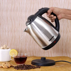 غلاية مياة كهربائية بسعة 1.8 ليتر بقوة 1800 واط 1.8L Electric Kettle 1800W - Geepas - الصورة 3