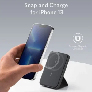 ⁦شاحن متنقل لاسلكي 5000 ميلي أمبير انكر Anker 622 MagGo Magnetic Power Bank Battery for iPhone 13/12 Series⁩ - الصورة ⁦4⁩
