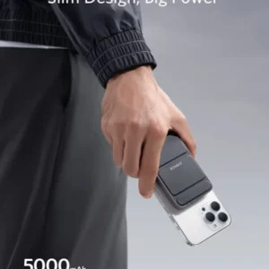 ⁦شاحن متنقل لاسلكي 5000 ميلي أمبير انكر Anker 622 MagGo Magnetic Power Bank Battery for iPhone 13/12 Series⁩ - الصورة ⁦3⁩