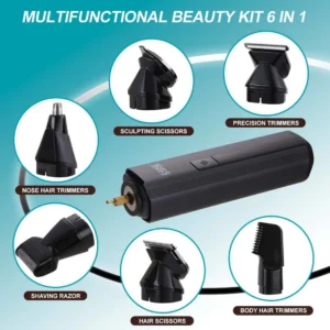 ماكينة قص شعر الرأس للرجال من وينينج ستار، قابلة للشحن وبدون أسلاك (1200mAh) Winning Star Rechargeable Hair Trimmer - الصورة 3