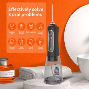 ⁦خيط اسنان مائي 300 مللي وفرشاة اسنان كهربائية Water Pulse Oral Irrigator And Toothbrush Set⁩ - الصورة ⁦3⁩