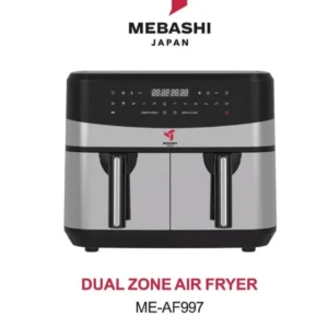 قلاية هوائية مزدوجة ميباشي 9 لتر Mebashi Dual Zone Airfryer ME-AF997 - الصورة 3