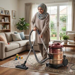 ⁦مكنسة هيتاشي برميل 18 لتر 2100 واط Hitachi Drum Type Vacuum Cleaner⁩ - الصورة ⁦3⁩